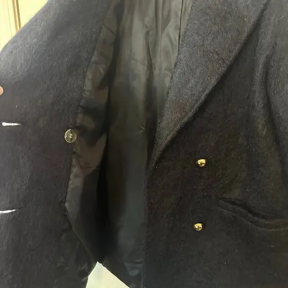 Vintage George David Fashions Women’s Double Breasted Pea Coat Size 10 USA Made - Picture 6 of 9